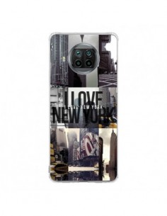 Coque Xiaomi Mi 10T Lite I love New Yorck City noir -...