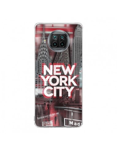 Coque Xiaomi Mi 10T Lite New York City Rouge - Javier Martinez