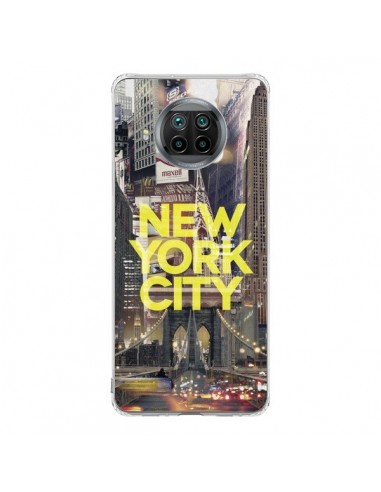 Coque Xiaomi Mi 10T Lite New York City Jaune - Javier Martinez