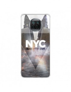 Coque Xiaomi Mi 10T Lite I Love New York City Gris -...