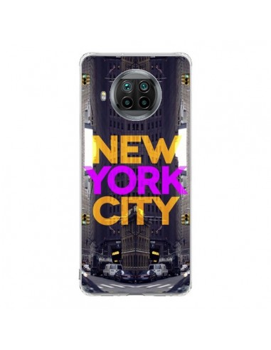 Coque Xiaomi Mi 10T Lite New York City Orange Violet - Javier Martinez