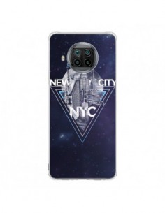 Coque Xiaomi Mi 10T Lite New York City Triangle Bleu -...