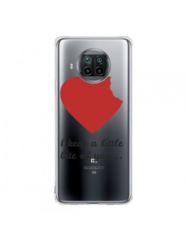 Coque Xiaomi Mi 10T Lite I keep a little bite of you Love Heart Amour Transparente - Julien Martinez