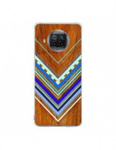 Coque Xiaomi Mi 10T Lite Azteque Arbutus Blue Bois Aztec...