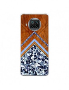 Coque Xiaomi Mi 10T Lite Sequin Geometry Bois Azteque...