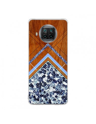 Coque Xiaomi Mi 10T Lite Sequin Geometry Bois Azteque Aztec Tribal - Jenny Mhairi