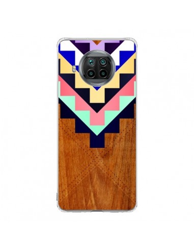 Coque Xiaomi Mi 10T Lite Wooden Tribal Bois Azteque Aztec Tribal - Jenny Mhairi