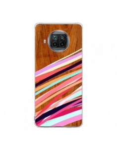 Coque Xiaomi Mi 10T Lite Wooden Waves Coral Bois Azteque...