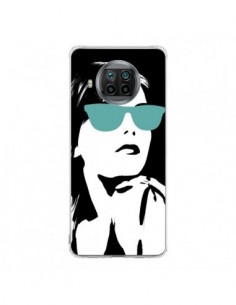 Coque Xiaomi Mi 10T Lite Fille Lunettes Bleues - Jonathan...