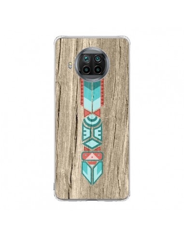 Coque Xiaomi Mi 10T Lite Totem Tribal Azteque Bois Wood - Jonathan Perez