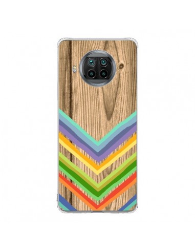 Coque Xiaomi Mi 10T Lite Tribal Azteque Bois Wood - Jonathan Perez