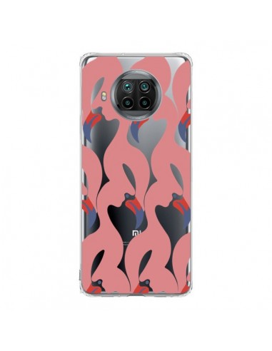 Coque Xiaomi Mi 10T Lite Flamant Rose Flamingo Transparente - Dricia Do