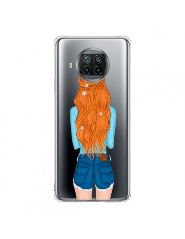Coque Xiaomi Mi 10T Lite Red Hair Don't Care Rousse Transparente - kateillustrate