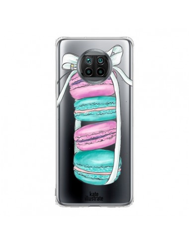 Coque Xiaomi Mi 10T Lite Macarons Pink Mint Rose Transparente - kateillustrate