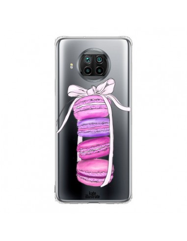 Coque Xiaomi Mi 10T Lite Macarons Pink Purple Rose Violet Transparente - kateillustrate