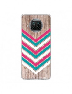Coque Xiaomi Mi 10T Lite Tribal Aztèque Bois Wood Flèche...