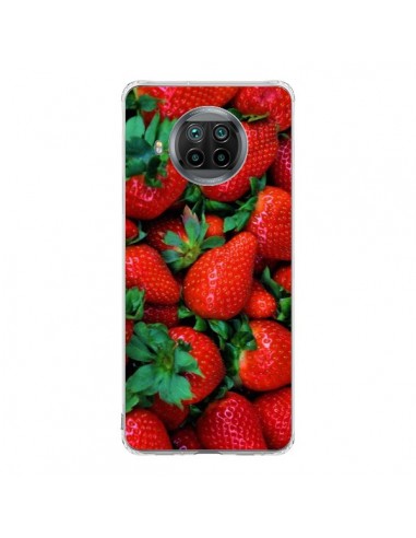 Coque Xiaomi Mi 10T Lite Fraise Strawberry Fruit - Laetitia