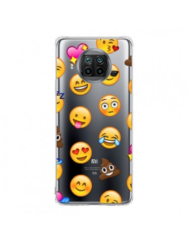 Coque Xiaomi Mi 10T Lite Emoticone Emoji Transparente - Laetitia