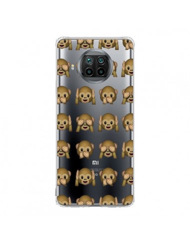 Coque Xiaomi Mi 10T Lite Singe Monkey Emoticone Emoji Transparente - Laetitia