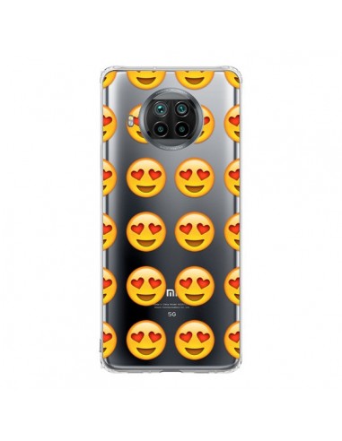 Coque Xiaomi Mi 10T Lite Love Amoureux Smiley Emoticone Emoji Transparente - Laetitia