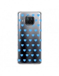 Coque Xiaomi Mi 10T Lite Coeur Heart Love Amour Bleu...