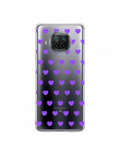 Coque Xiaomi Mi 10T Lite Coeur Heart Love Amour Violet...