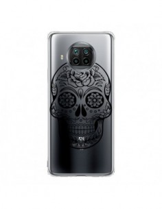Coque Xiaomi Mi 10T Lite Tête de Mort Mexicaine Noir...