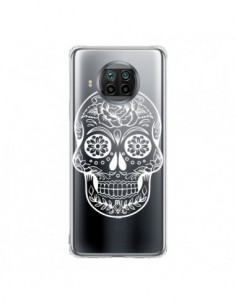 Coque Xiaomi Mi 10T Lite Tête de Mort Mexicaine Blanche...