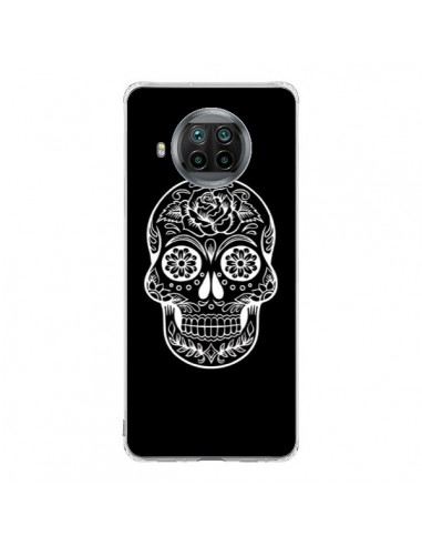 Coque Xiaomi Mi 10T Lite Tête de Mort Mexicaine Blanche - Laetitia