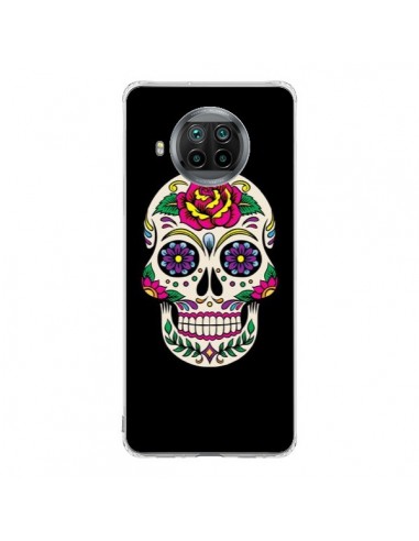 Coque Xiaomi Mi 10T Lite Tête de Mort Mexicaine Multicolore Noir - Laetitia