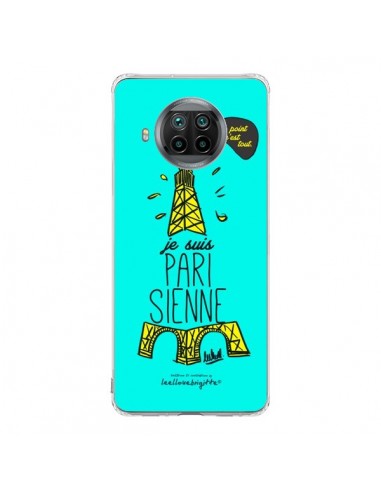 Coque Xiaomi Mi 10T Lite Je suis Parisienne La Tour Eiffel Bleu - Leellouebrigitte