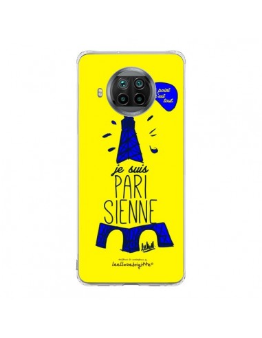 Coque Xiaomi Mi 10T Lite Je suis Parisienne La Tour Eiffel Jaune - Leellouebrigitte