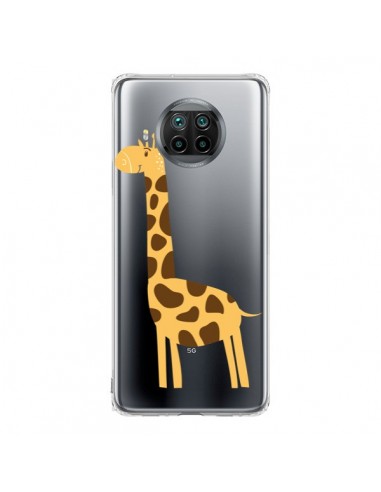 Coque Xiaomi Mi 10T Lite Girafe Giraffe Animal Savane Transparente - Petit Griffin