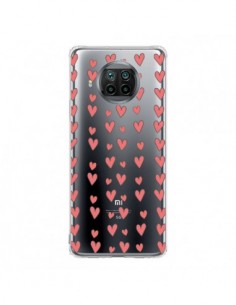 Coque Xiaomi Mi 10T Lite Coeurs Heart Love Amour Rouge...