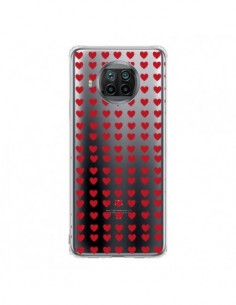 Coque Xiaomi Mi 10T Lite Coeurs Heart Love Amour Red...