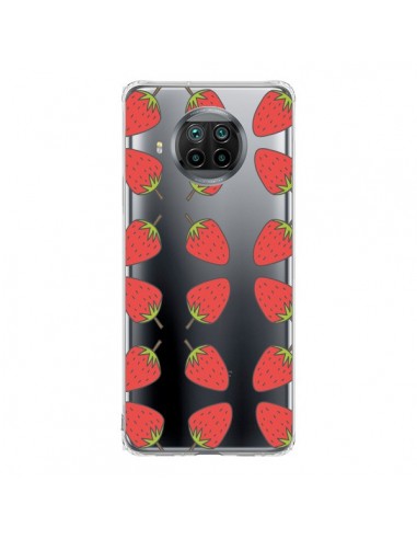 Coque Xiaomi Mi 10T Lite Fraise Fruit Strawberry Transparente - Petit Griffin