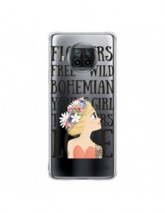 Coque Xiaomi Mi 10T Lite Flowers Love Transparente - Lolo...
