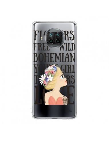 Coque Xiaomi Mi 10T Lite Flowers Love Transparente - Lolo Santo