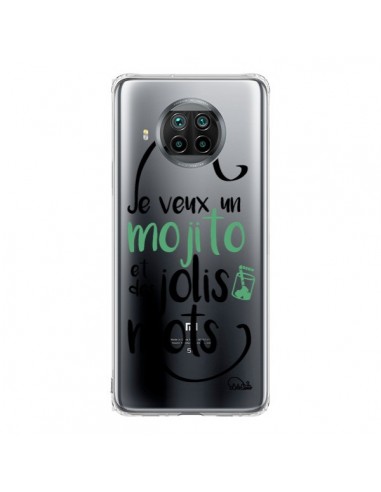 Coque Xiaomi Mi 10T Lite Je veux un mojito et des jolis mots Transparente - Lolo Santo