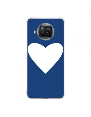 Coque Xiaomi Mi 10T Lite Coeur Navy Blue Heart - Mary Nesrala
