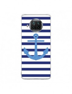 Coque Xiaomi Mi 10T Lite Ancre Voile Marin Navy Blue -...