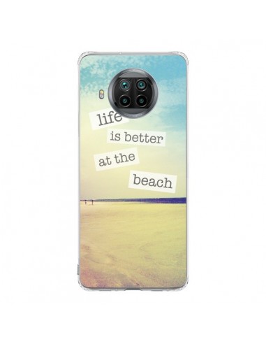Coque Xiaomi Mi 10T Lite Life is better at the beach Ete Summer Plage - Mary Nesrala