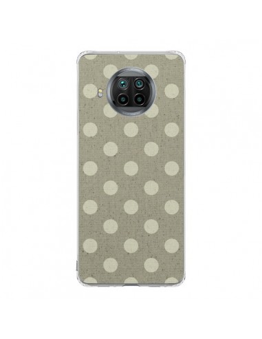 Coque Xiaomi Mi 10T Lite Pois Polka Camel - Mary Nesrala