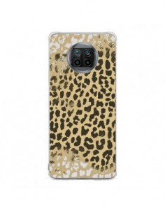 Coque Xiaomi Mi 10T Lite Leopard Golden Or Doré - Mary...