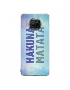 Coque Xiaomi Mi 10T Lite Hakuna Matata Roi Lion Bleu -...
