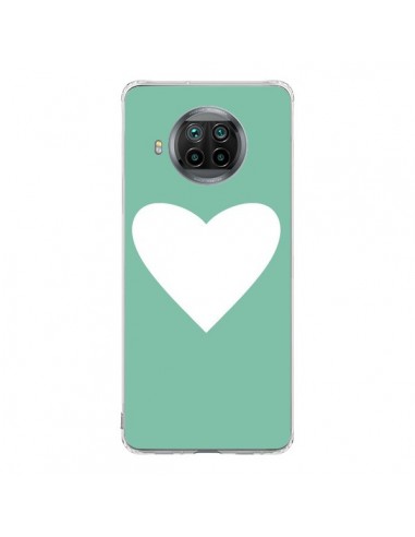 Coque Xiaomi Mi 10T Lite Coeur Mint Vert - Mary Nesrala