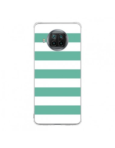 Coque Xiaomi Mi 10T Lite Bandes Mint Vert - Mary Nesrala