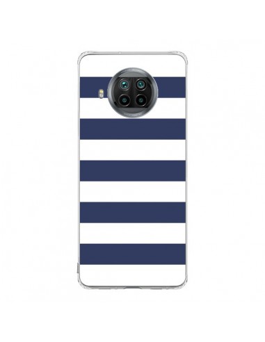 Coque Xiaomi Mi 10T Lite Bandes Marinières Bleu Blanc Gaultier - Mary Nesrala