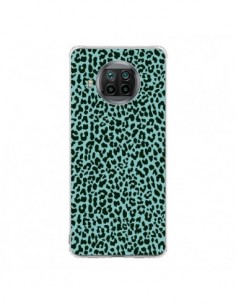 Coque Xiaomi Mi 10T Lite Leopard Turquoise Neon - Mary...