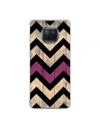 Coque Xiaomi Mi 10T Lite Chevron Vintage Bois Wood - Mary Nesrala